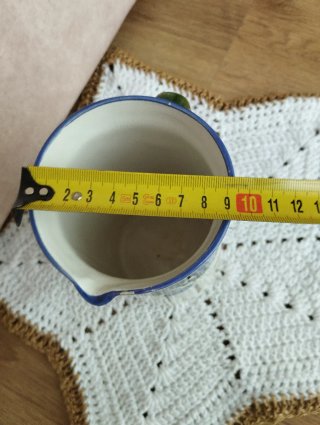 Jarra cerámica pintada a mano