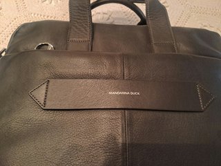 Maletín Mandarina Duck Piel Verde obscuro