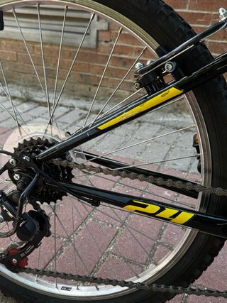 Bicicleta Infantil B-Pro JR 24 Negra Amarilla
