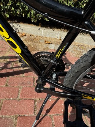 Bicicleta Infantil B-Pro JR 24 Negra Amarilla