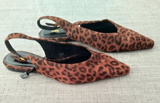 Bailarinas destalonadas estampado leopardo