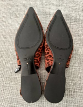 Bailarinas destalonadas estampado leopardo