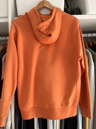 Sudadera capucha nike naranja talla M