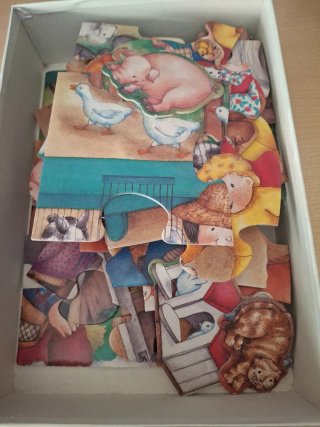 Puzzle Gigante Los Juegos de Teo Granja 3-6 años