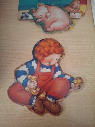 Puzzle Gigante Los Juegos de Teo Granja 3-6 años