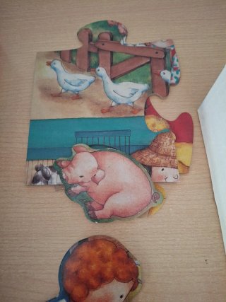 Puzzle Gigante Los Juegos de Teo Granja 3-6 años