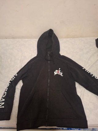 Chaqueta Nike Jordan Negra con Logo