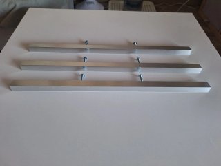 Tiradores aluminio 40 cm