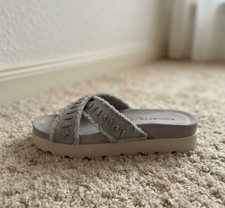 Sandalias Mujer Tamaris Gris Veganas Talla 40