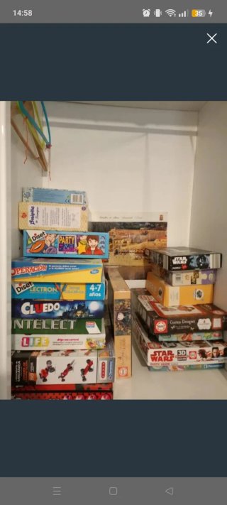 Lote de juegos de mesa