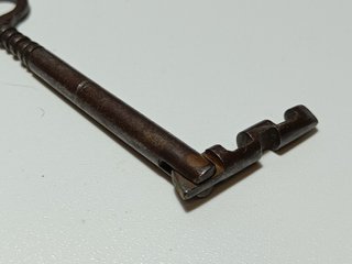 Rara Llave Articulada Antigua de Hierro Forjado