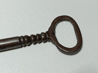 Rara Llave Articulada Antigua de Hierro Forjado