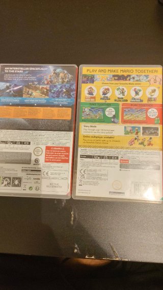 Super Mario Maker 2 + Starlink: Battle for Atlas.
