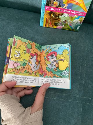Lote 3 libros de cuentos infantiles (5 historias)