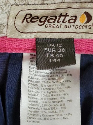 Pantalón corto azul mujer talla L