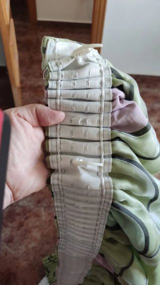 Cortina estampada tela