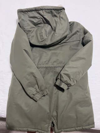 Abrigo niña Kiabi verde con forro polar