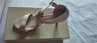 Sandalia tacón Jaclin Beige