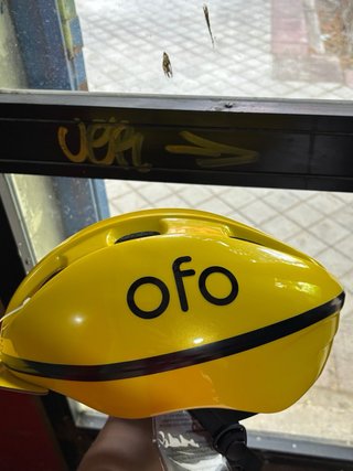 4 Cascos de Bici Ofo Amarillos Sin Estrenar