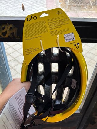 4 Cascos de Bici Ofo Amarillos Sin Estrenar