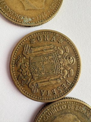 Lote 25 monedas 1 Peseta 1966 - estrellas 67 a 75
