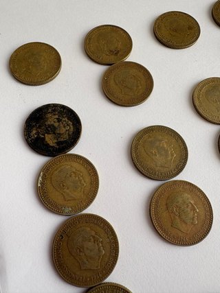 Lote 25 monedas 1 Peseta 1966 - estrellas 67 a 75