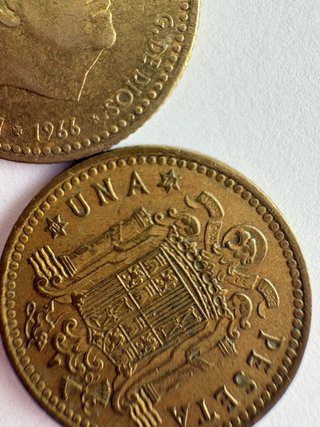 Lote 25 monedas 1 Peseta 1966 - estrellas 67 a 75