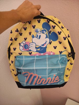 Mochila Minnie Mouse amarilla