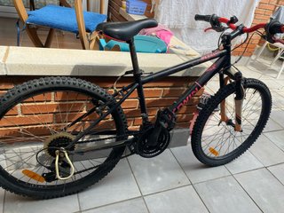 Bicicleta infantil negra