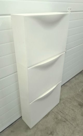 Lote 3 Zapateros Trones Ikea Blanco