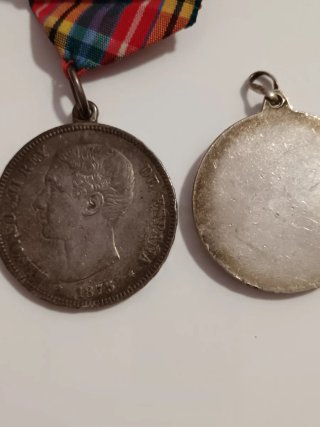Lote de monedas y medallas