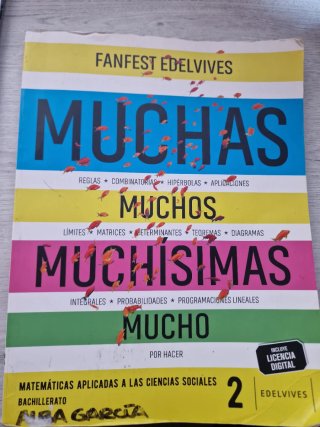 Matemáticas CCSS 2 bachillerato