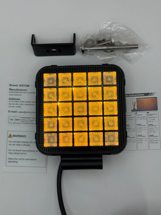Faro LED 172W blanco/ámbar IP68 NUEVO