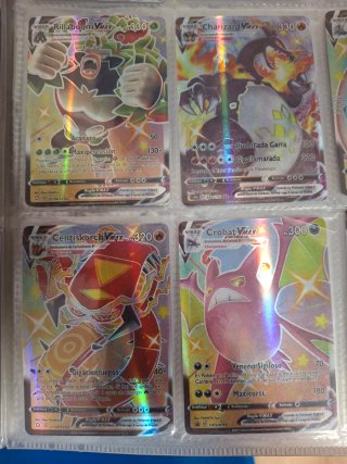 9 Cartas Pokémon VMAX Shiny. 9>24€ 1>3€