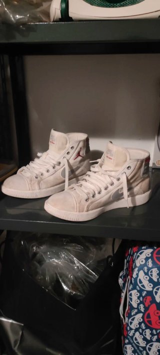 Scarpe Jordan Tela Bianca