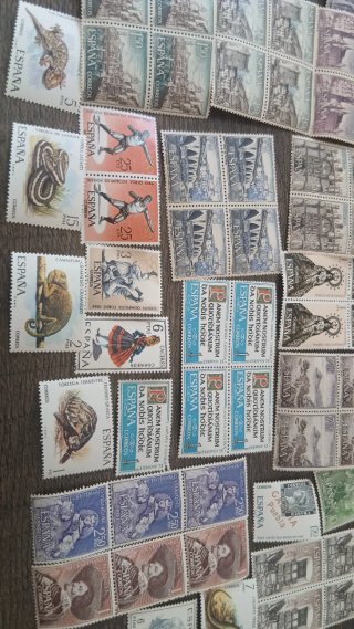 Lote Sellos España Bloques y Series