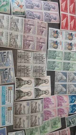 Lote Sellos España Bloques y Series