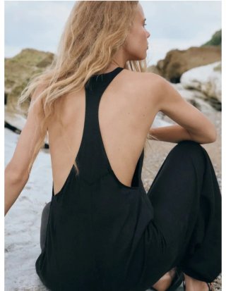 Mono Zara Negro Talla XS Nuevo con etiqueta