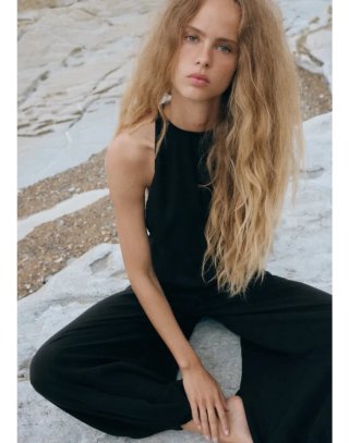 Mono Zara Negro Talla XS Nuevo con etiqueta