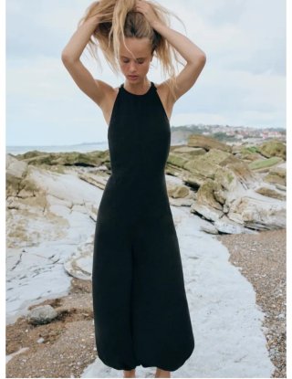 Mono Zara Negro Talla XS Nuevo con etiqueta