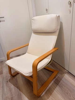 Sillón IKEA PELLO Madera Beige