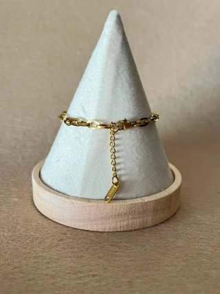 Pulsera eslabones dorada
