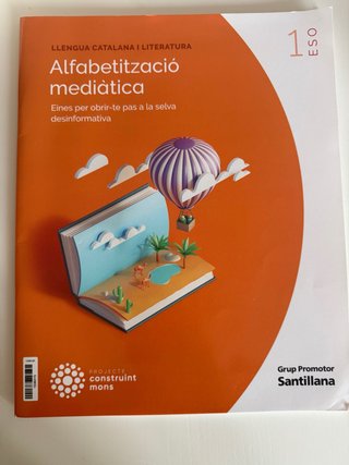 Libro lengua catalana i literatura, 1 Eso