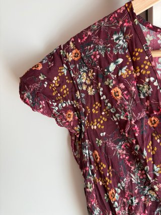 Vestido corto estampado floral