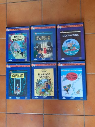 Lote 6 DVDs Las Aventuras de Tintín (Español)