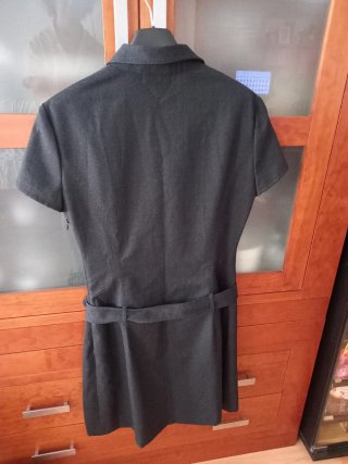 Vestido Don Algodón Gris Talla 40