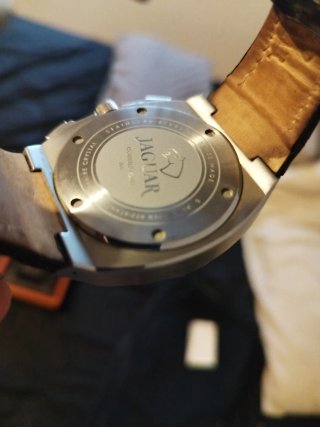 Reloj Jaguar Caja Negra y Plateada