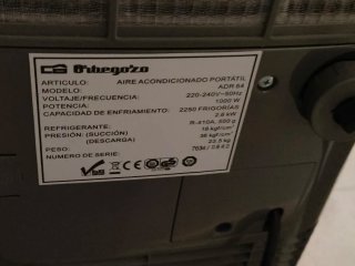 Aire Acondicionado Portátil Orbegozo