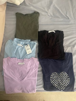 Lote 5 Camisetas