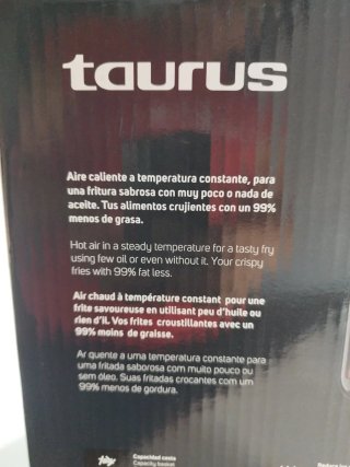 Freidora de aire Taurus